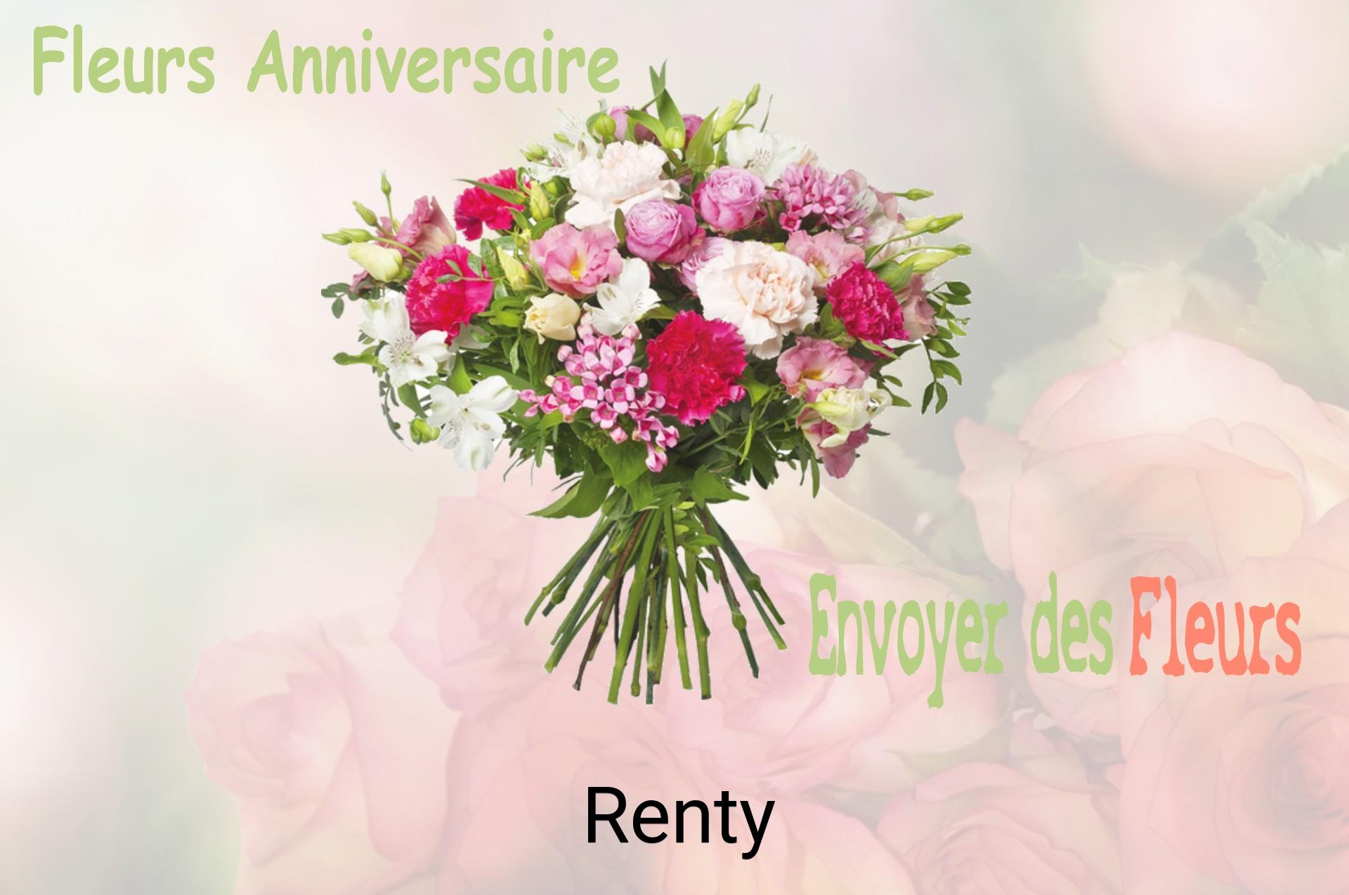 Bouquet de fleurs d’anniversaire livré à Renty